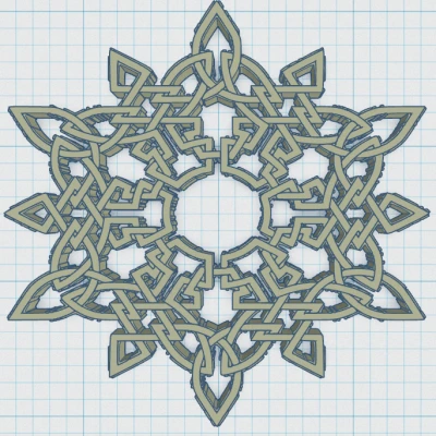 Celtic Mandala Coaster 14