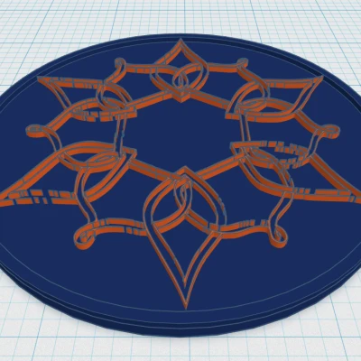 Đế Lót Ly Hoa Văn Celtic 10