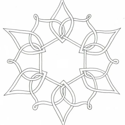 Đế Lót Ly Hoa Văn Celtic 10