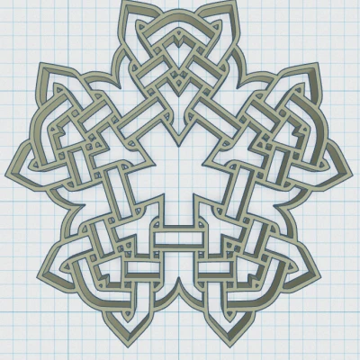 Đế lót ly Mandala Celtic 11