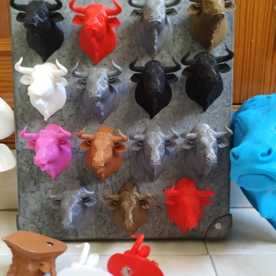 Đầu Bò Gắn Nam Châm