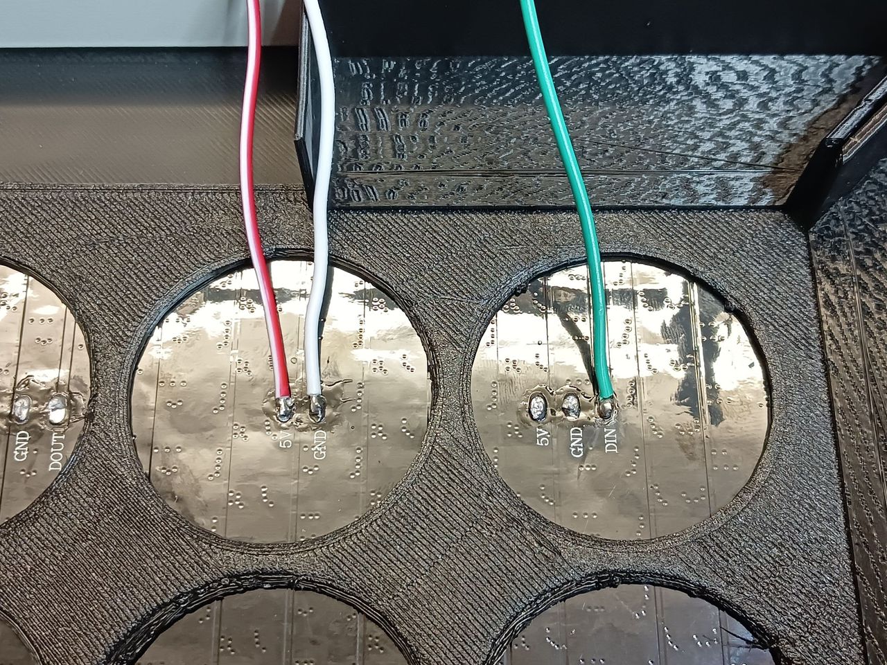 Mạch LED WS2812B 16x16 gắn trong khung Ikea Ribba