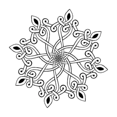 Miếng Lót Ly Mandala Celtic 9