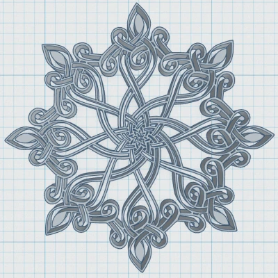 Miếng Lót Ly Mandala Celtic 9