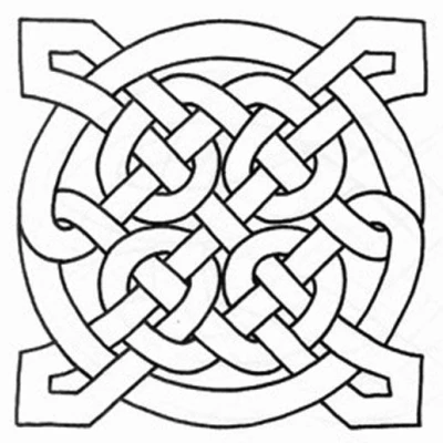 Đế Lót Ly Hoa Văn Mandala Celtic 4