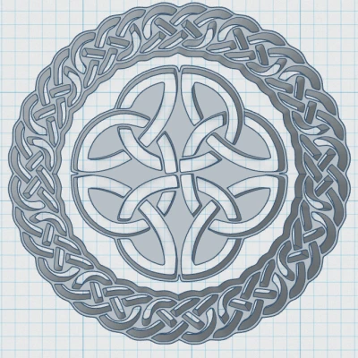 Đế Lót Ly Mandala Celtic 2