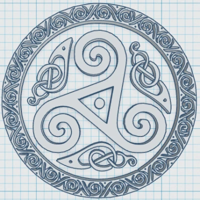 Đế lót ly Mandala Celtic 1