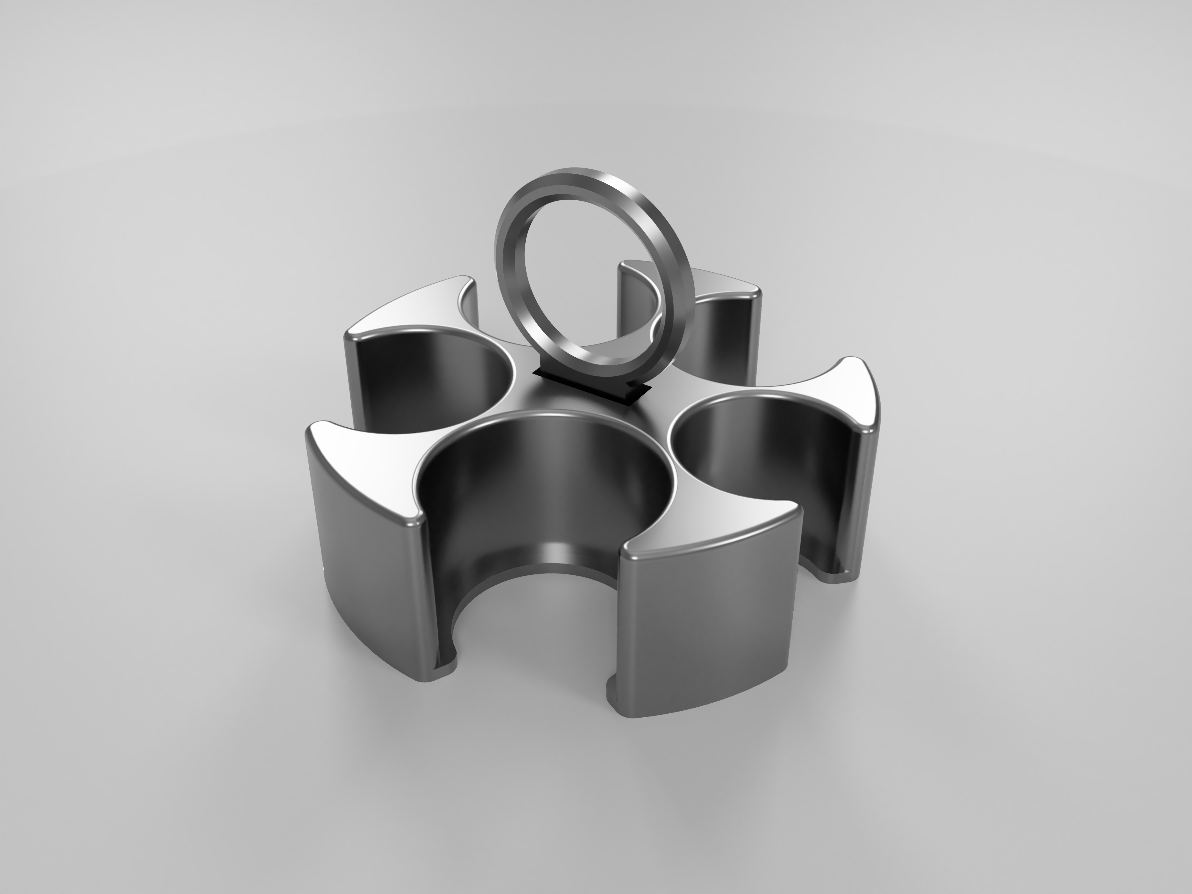 Khay Đựng Tiền Xu Euro Cho Xe Hơi (¢10, ¢20, ¢50, €1, €2)