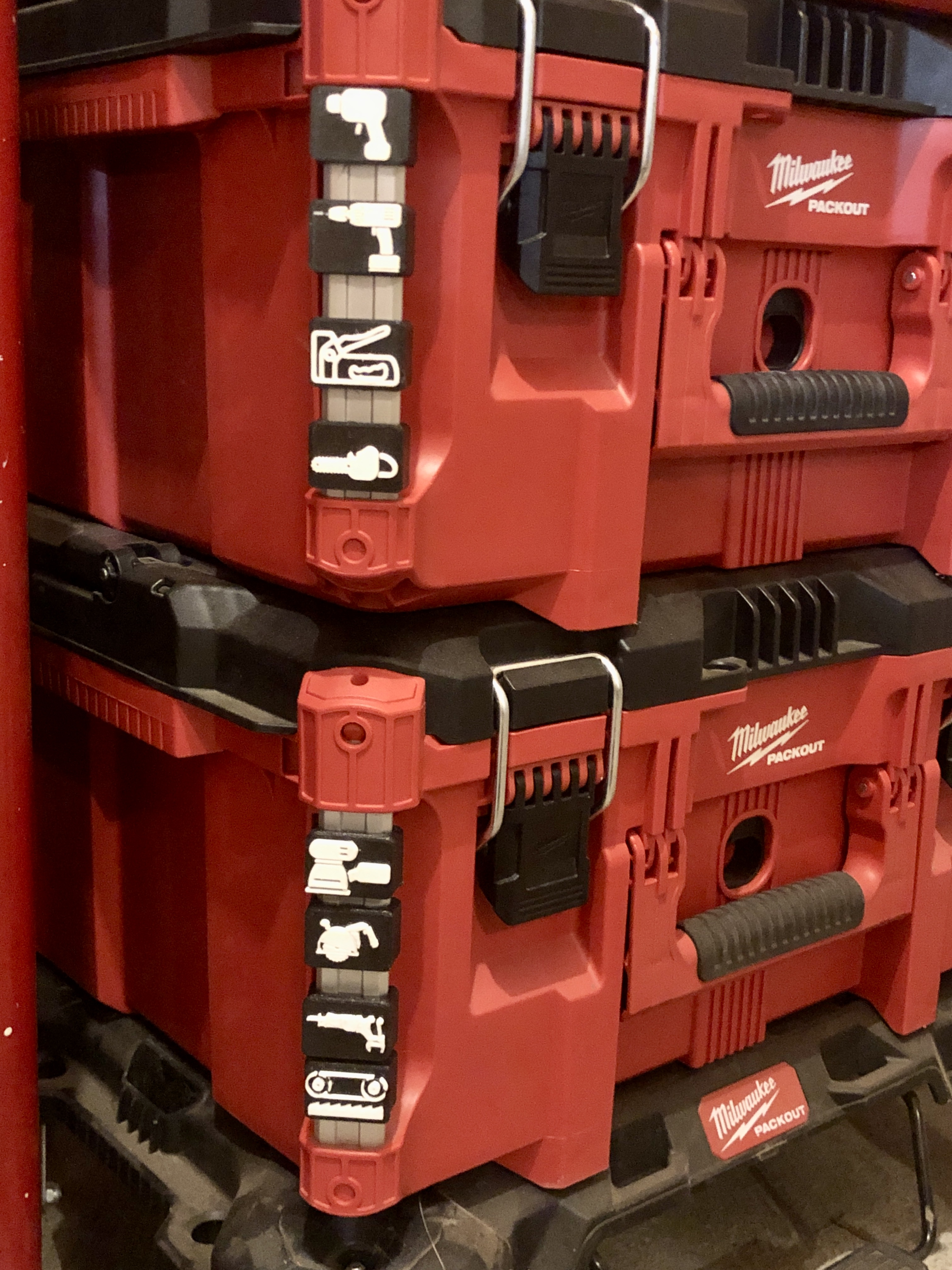 Nhãn Góc Hộp Milwaukee Packout