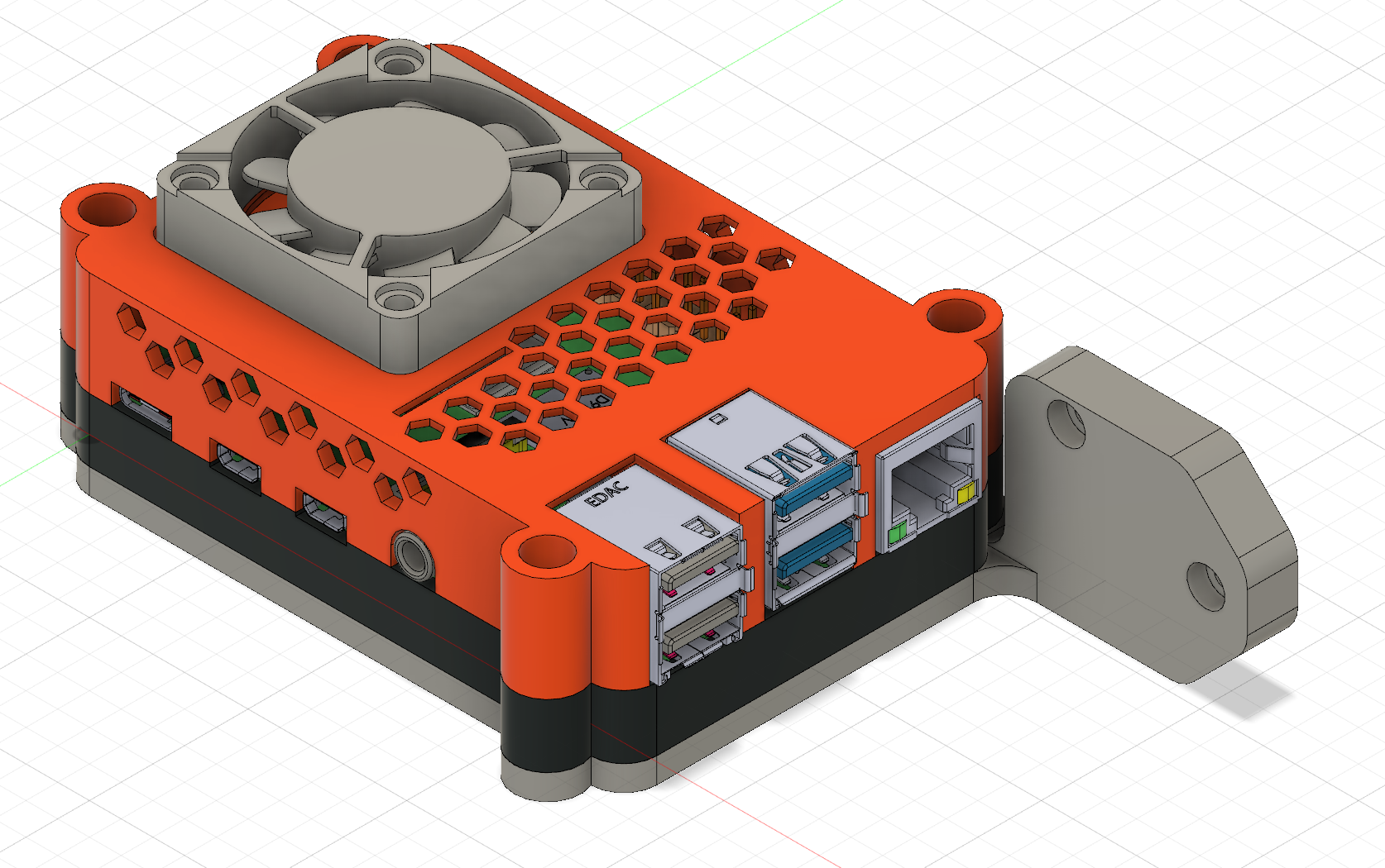 Vỏ Pi 4 Gắn Khung Cơ Sở Prusa MK4