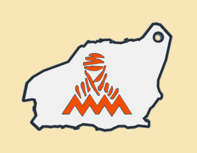 Móc khóa đội Dakar Team Macik