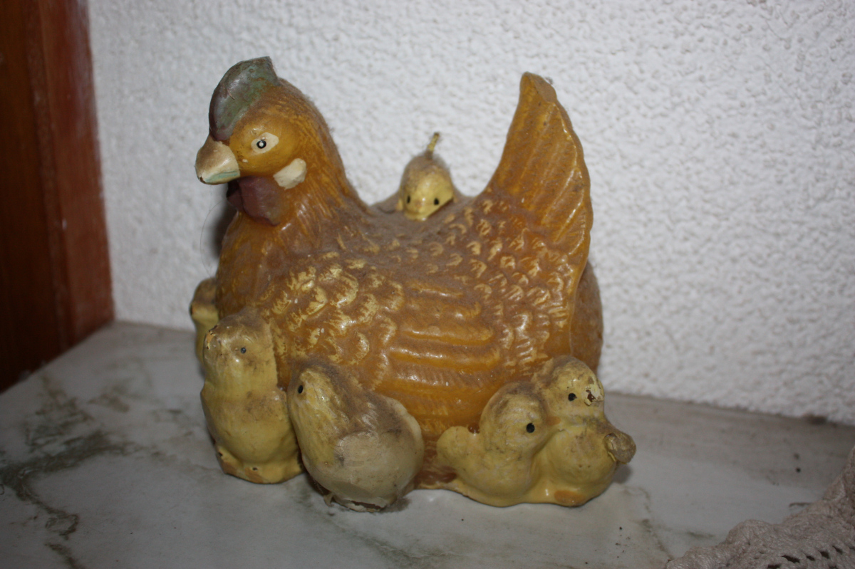 Mẹ Gà Con (Glucke mit Kueken)