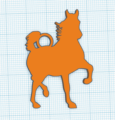 Móc Khóa Ngựa Ả Rập Dễ Thương