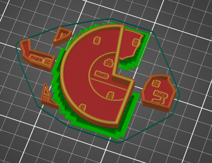 Bản Đồ Khu Vực Sân Bay PANC 3D (Tỷ Lệ Chia Đoạn)