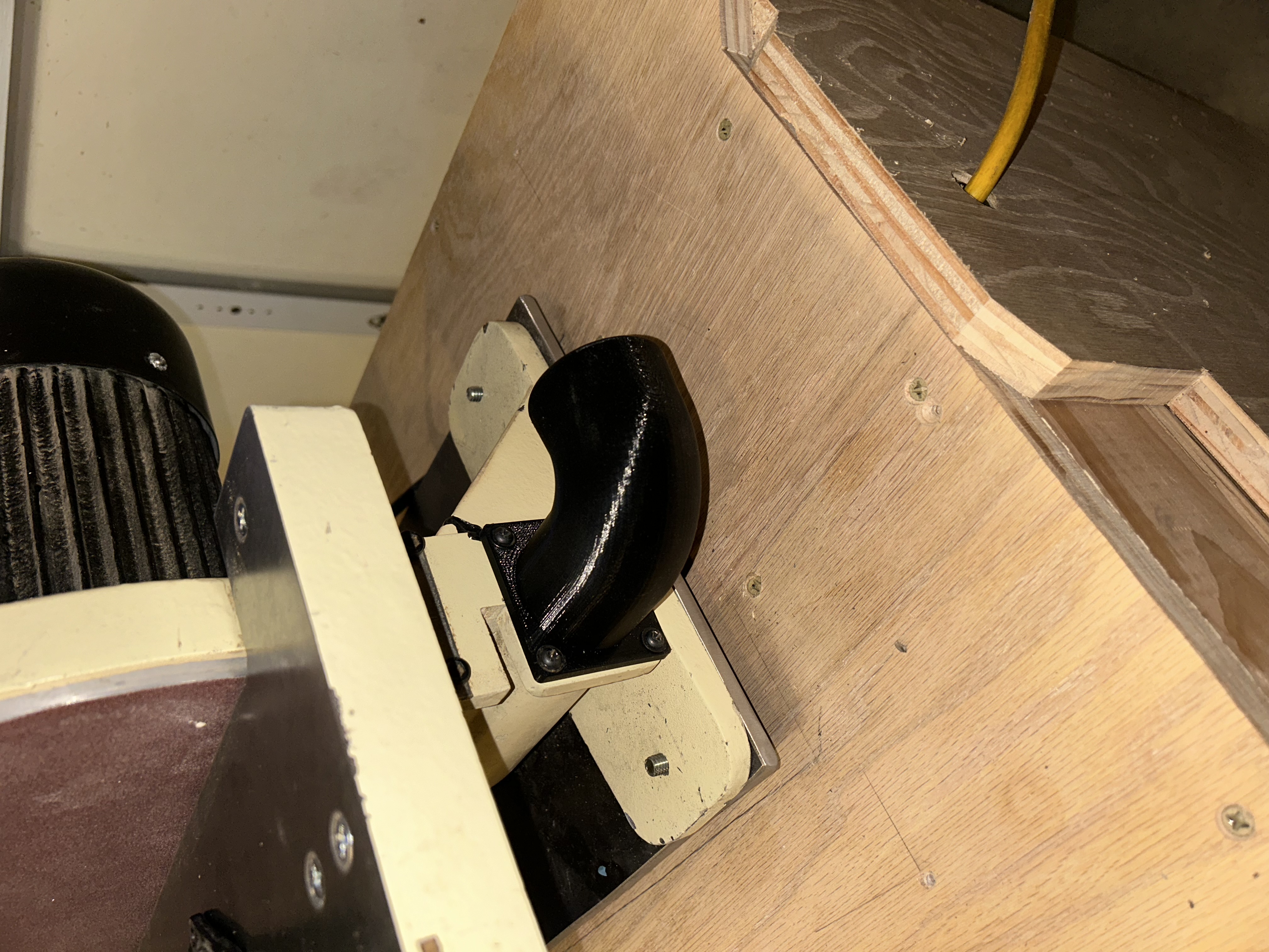 Cổng hút bụi cho máy chà nhám đĩa Shop Fox 12 inch