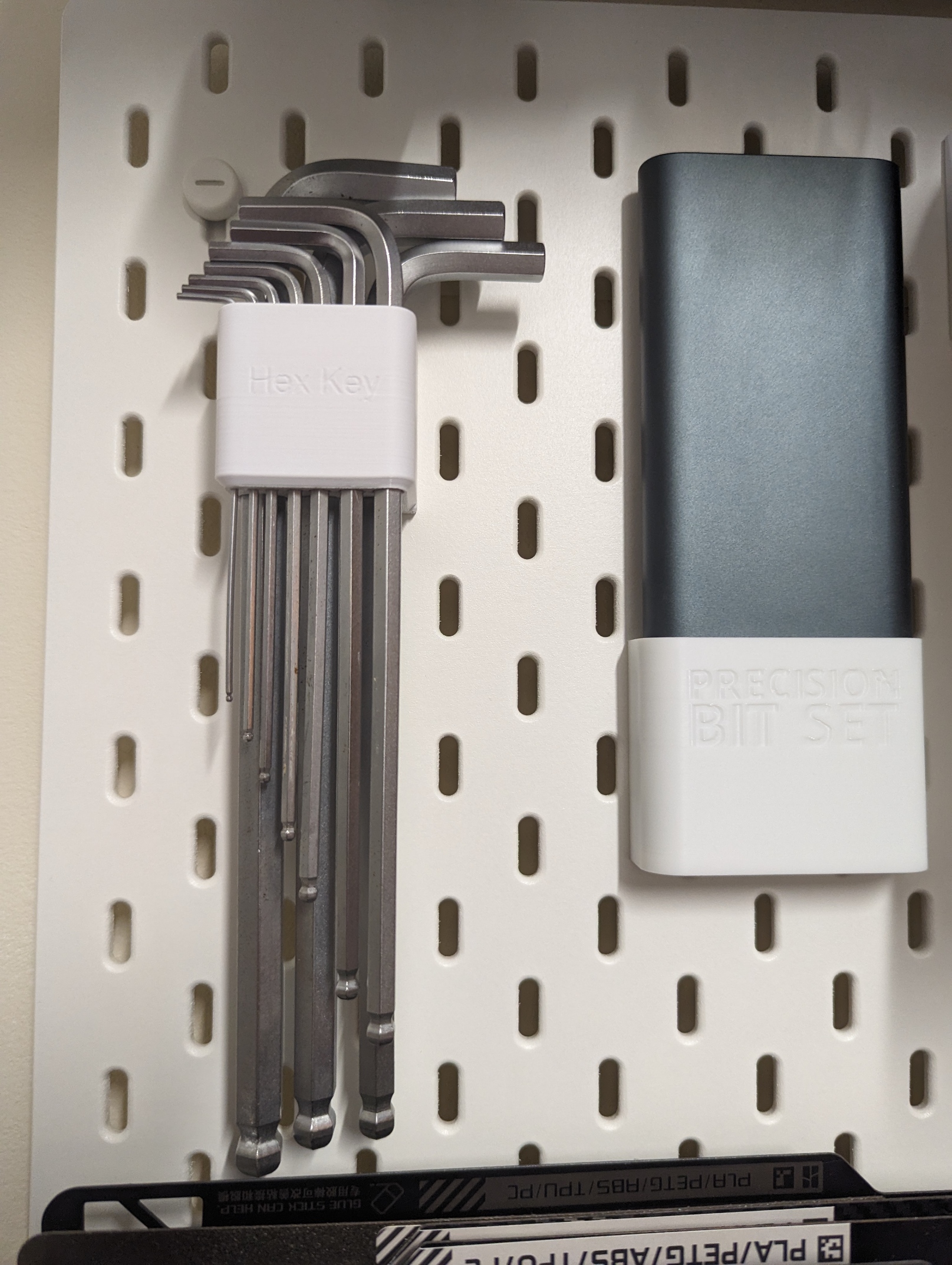 Skadis Hex Key tổ chức với Dovetail Gắn kết