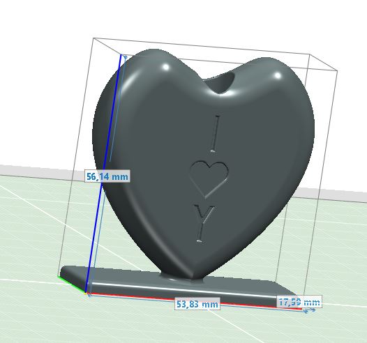 Chậu Hoa Hồng Hình Trái Tim