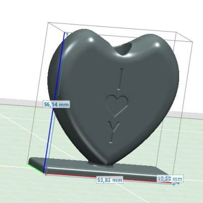 Chậu Hoa Hồng Hình Trái Tim