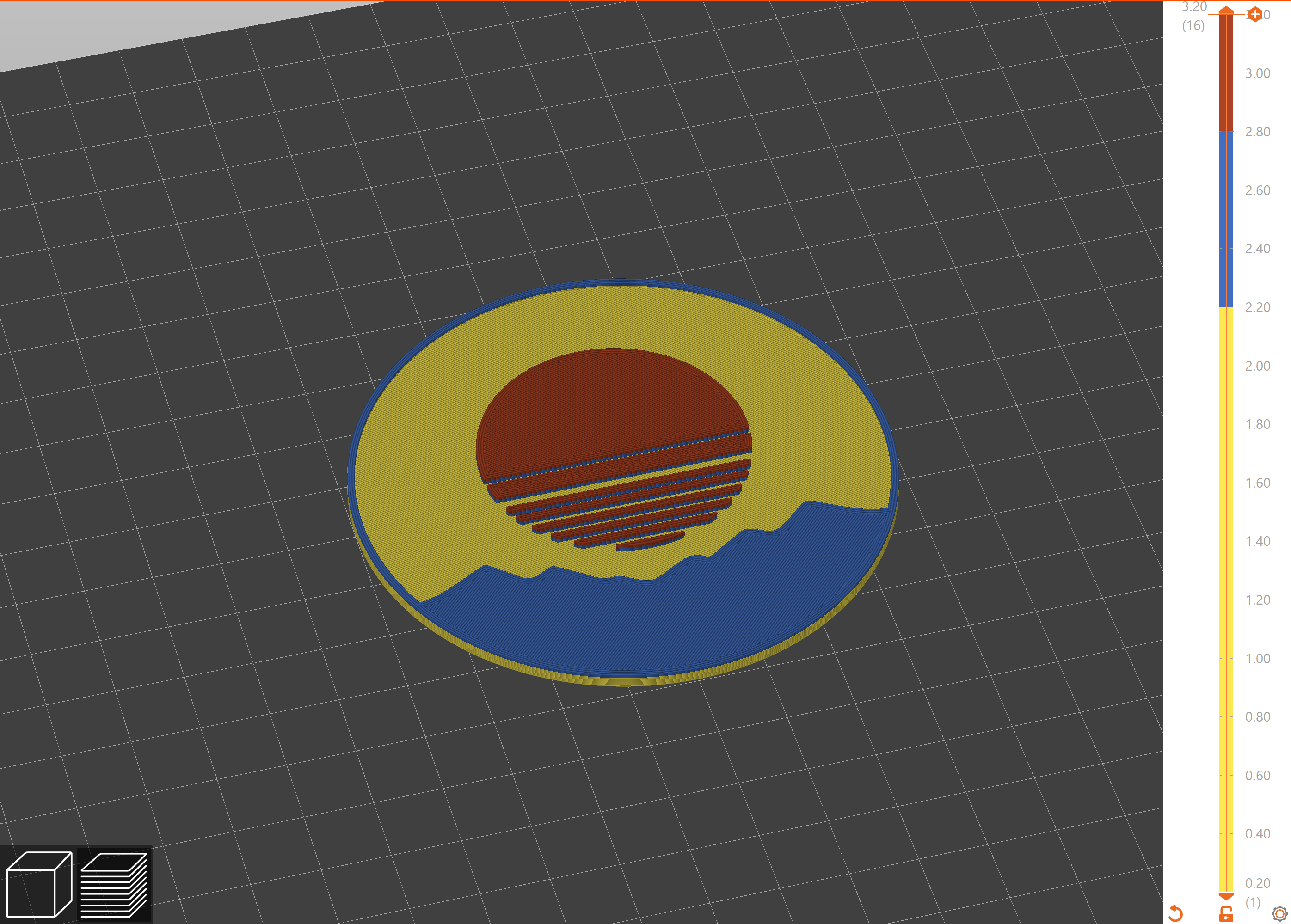 Hoàng Hôn Nhật Bản Với Núi