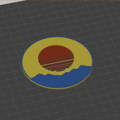 Hoàng Hôn Nhật Bản Với Núi