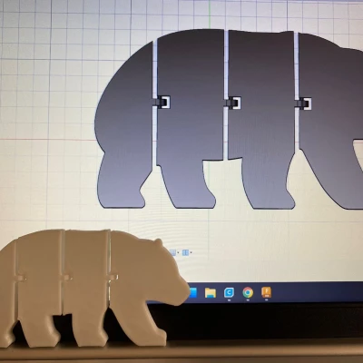 Gấu Oso Xếp Khớp (Khớp Nối) Linh Hoạt