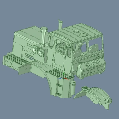 Mô hình 3D Tỷ lệ 1/11 Kirovec KT-700