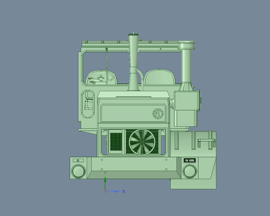 Mô hình 3D Tỷ lệ 1/11 Kirovec KT-700