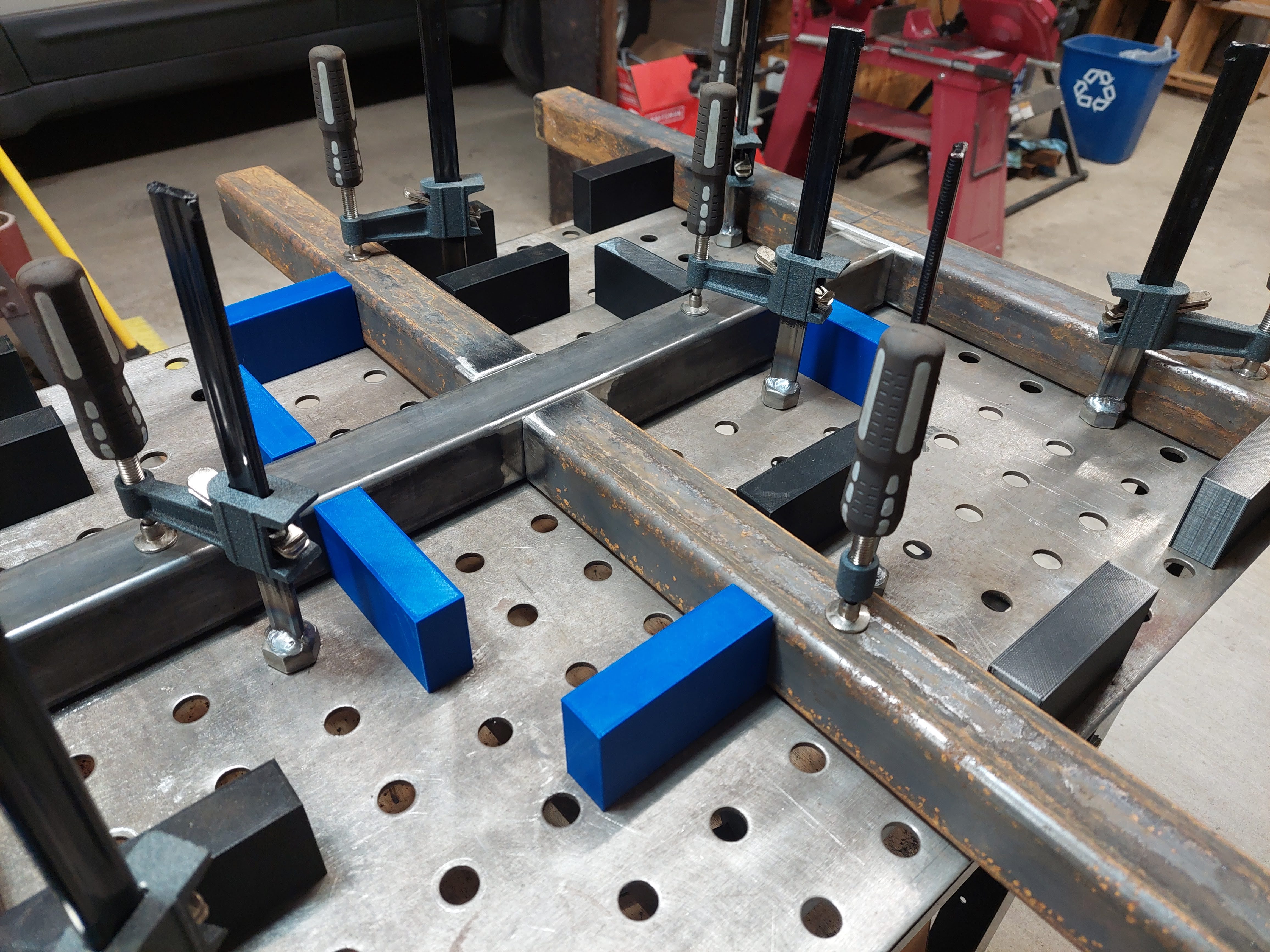 Khối hàn rào chắn tâm 16mm 2in