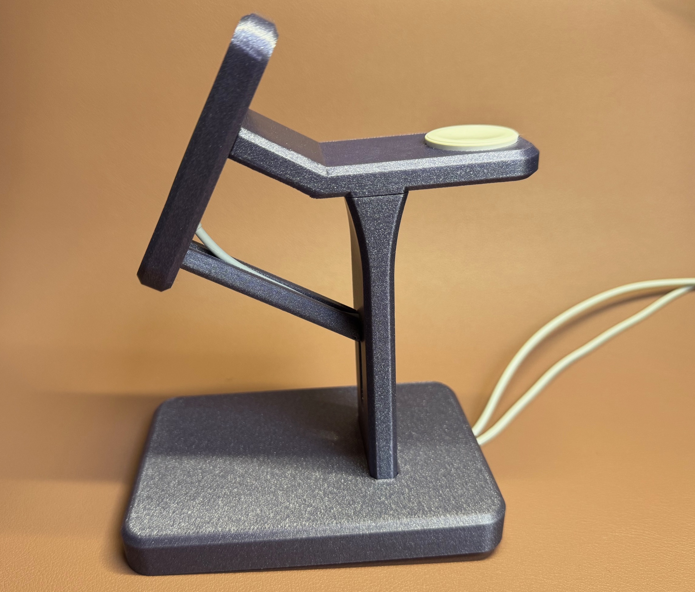 Giá đỡ iPhone và iWatch Magsafe Ngang 2 trong 1 tốt nhất - dễ in và lắp ráp