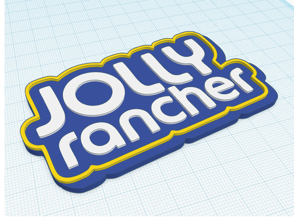 Tranh Tường Jolly Rancher 3 Màu Có Lỗ Gắn Nam Châm