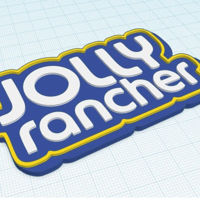 Tranh Tường Jolly Rancher 3 Màu Có Lỗ Gắn Nam Châm