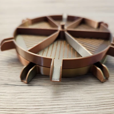 Khay sơn kim cương đa ngăn xếp chồng lên nhau