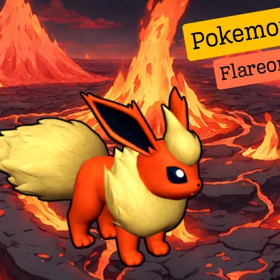 Flareon - Pokemon (Mô hình 3D in)