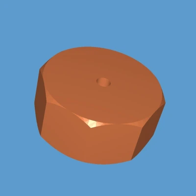 Đai ốc cho bể máy Hazer hoặc máy tạo khói M48×3,8