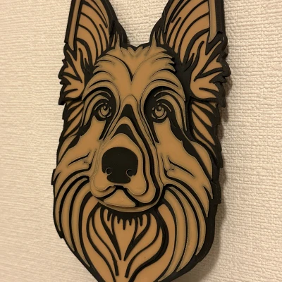 Chó chăn cừu Đức Layered Art