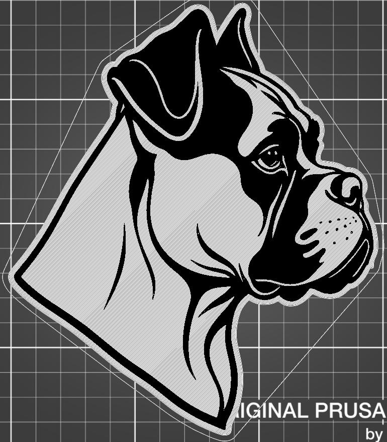 Trang Trí Tường Hình Boxer