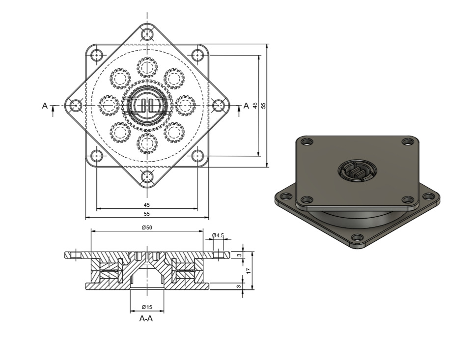 Bàn Chia Độ Index Table