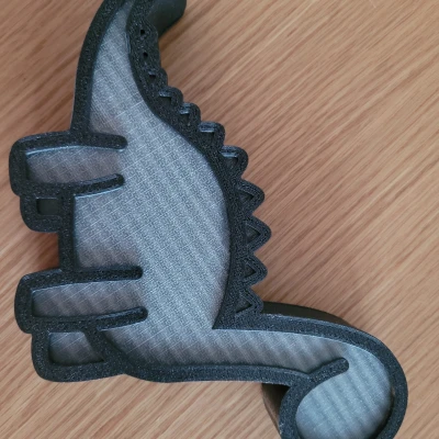 Đèn Ngủ Khủng Long (có đế gắn ESP8266 Lolin V3)