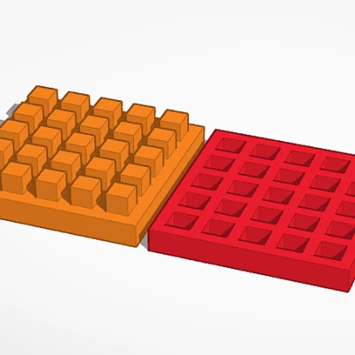 Khuôn Cắt Sao Pháo Hoa 1/4" (6mm) 5x5