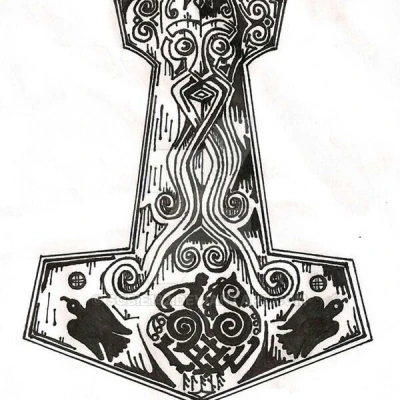 Búa Thor Coaster 30 - Viking & Thần Thoại