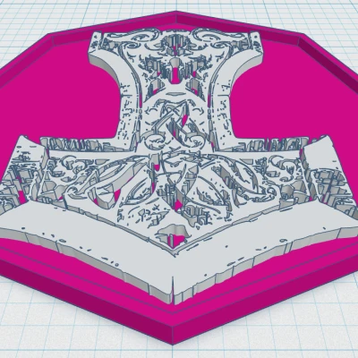 Miếng Lót Ly Búa Thor 18