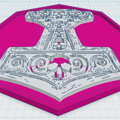 Đế lót ly Búa Thần Thor 16