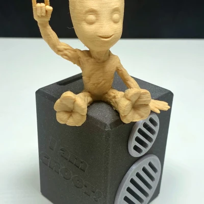 ỐNG HÚN TIỀN HEAVY METAL GROOT Mở Rộng