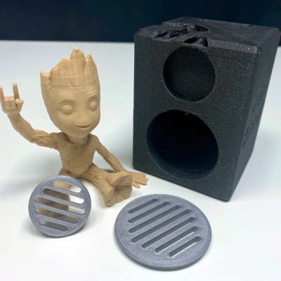 ỐNG HÚN TIỀN HEAVY METAL GROOT Mở Rộng