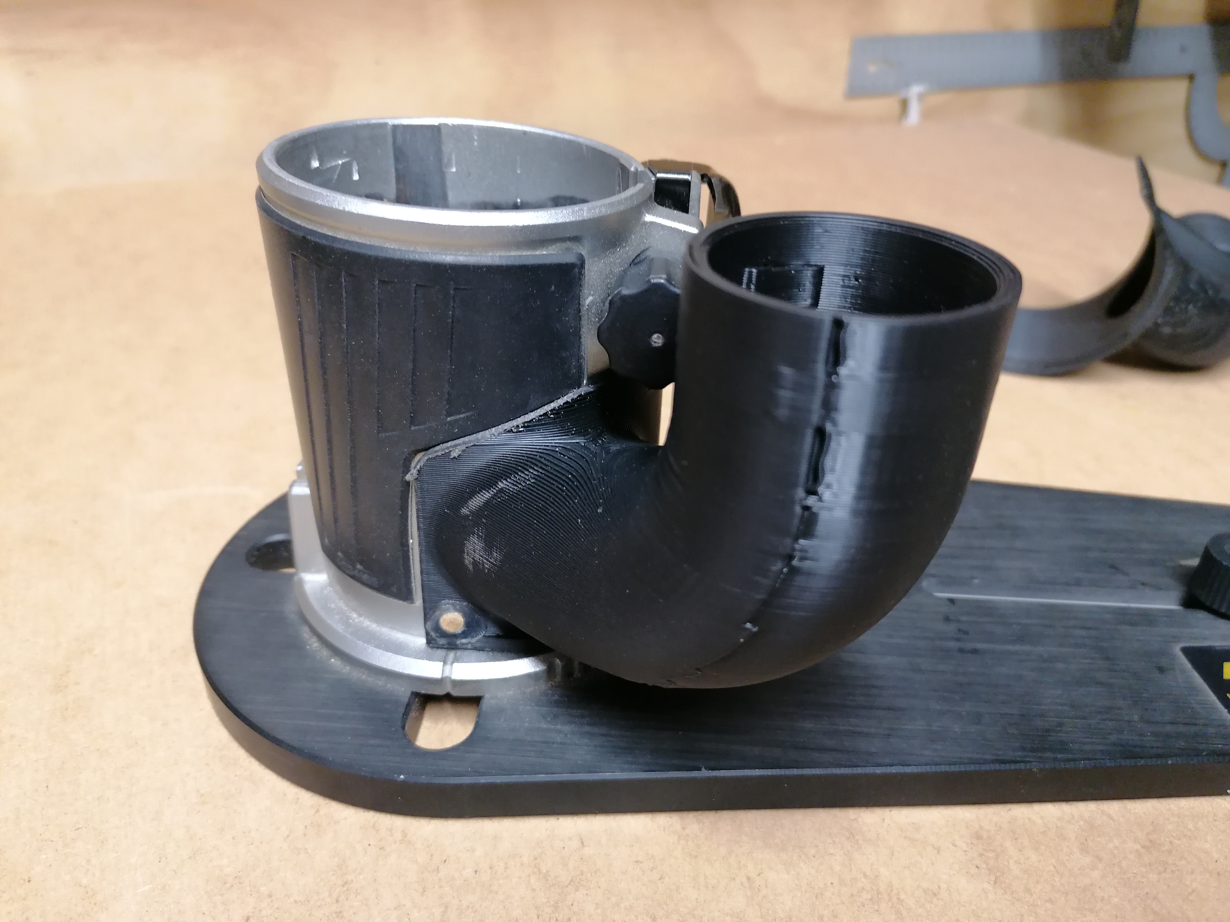 Chụp hút bụi cho Makita DRT50 kèm adapter ống hút Festool 36mm