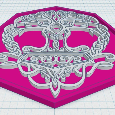 Đế lót ly Búa Thần Thor 8