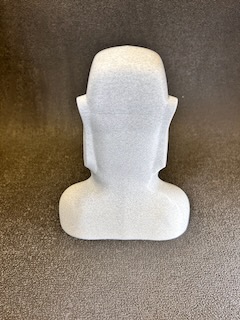 Tượng Moai với ngăn bí mật với nút có thể phá vỡ