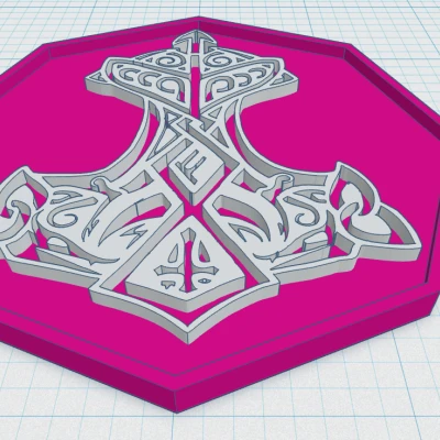 Búa của Thor - Đế lót ly 6