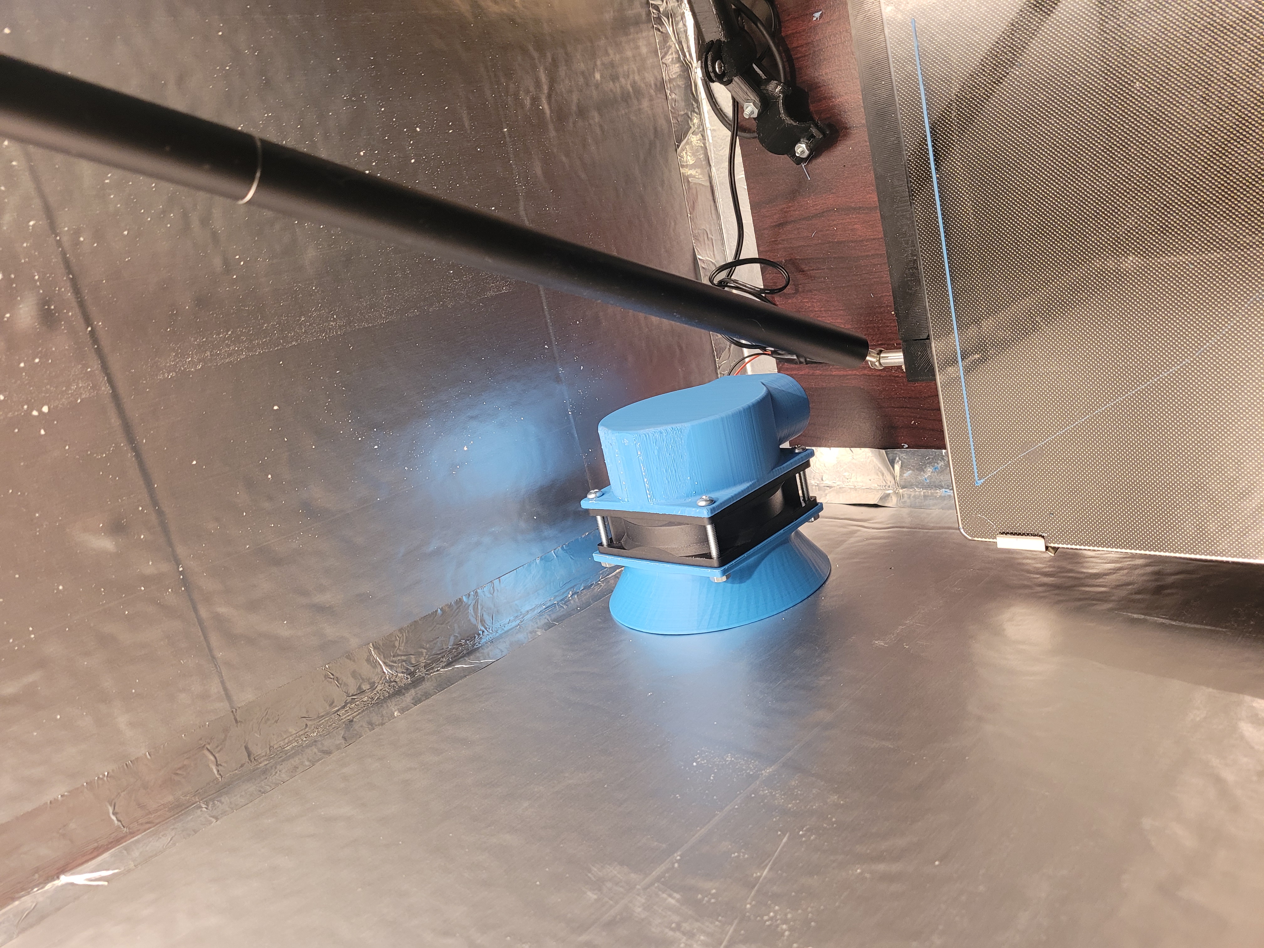 Giá đỡ quạt hút cho thùng máy 3D