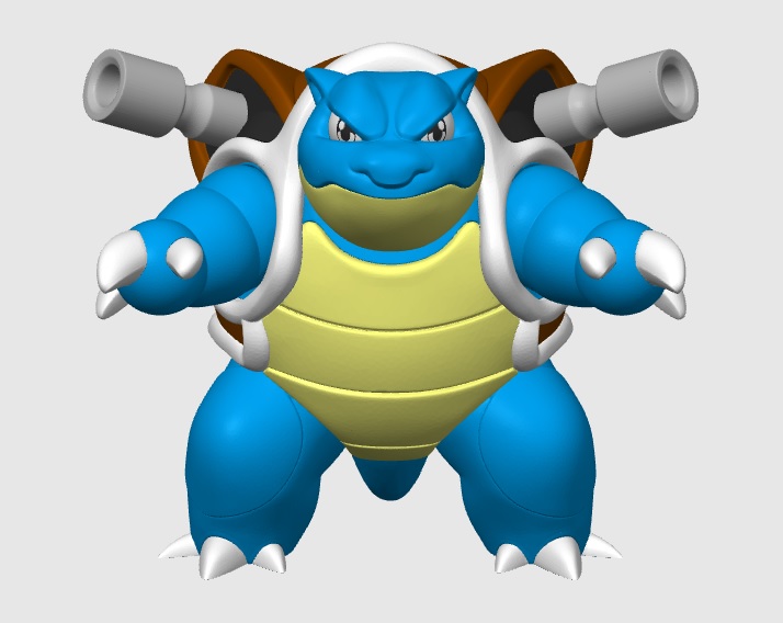 Mô Hình Blastoise - Pokemon - Đa Sắc
